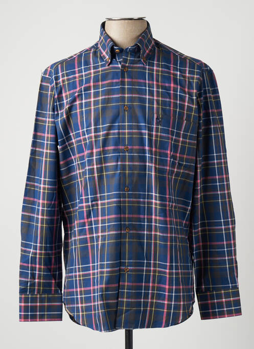 Chemise manches longues poches poitrine bleu BANDE ORIGINALE homme
