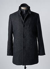 Manteau long noir THOMAS GOODWIN pour homme seconde vue