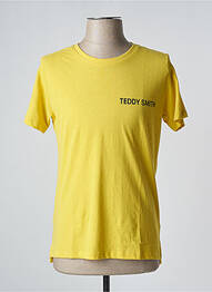 T-shirt tissage jersey manches courtes jaune TEDDY SMITH garcon