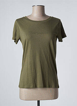 T-shirt vert TEDDY SMITH pour femme