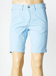Bermuda tissage popeline bleu SAN SIRO homme