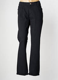Pantalon slim tissage popeline gris LA CIBLE ROUGE femme