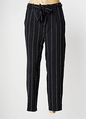 Pantalon chino taille normale taille normale noir TEDDY SMITH femme