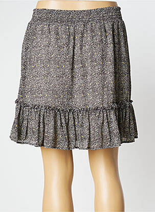 Jupe courte taille élastique noir TEDDY SMITH femme