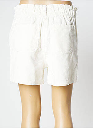 Short fermeture zippée sous rabat boutonné blanc TEDDY SMITH femme