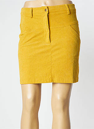 Jupe courte jaune TEDDY SMITH pour femme