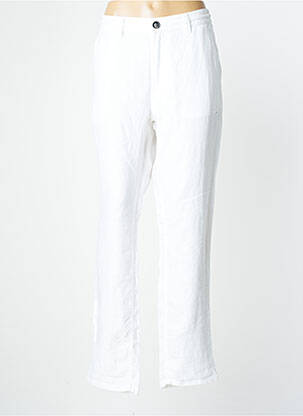 Pantalon droit blanc TEDDY SMITH pour homme