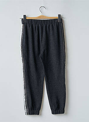 Jogging stretch taille élastique noir TEDDY SMITH fille