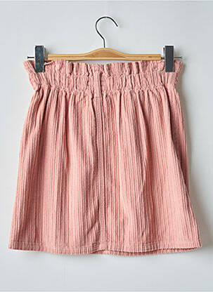 Jupe mi-longue taille élastique rose TEDDY SMITH fille