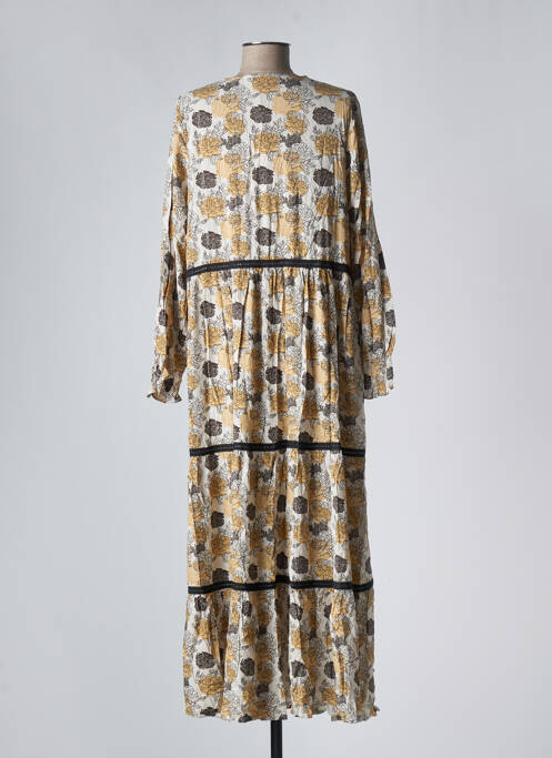 Robe longue beige LAST QUEEN pour femme