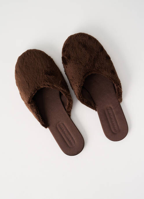 Chaussons/Pantoufles marron DIVERTIMENTO pour femme