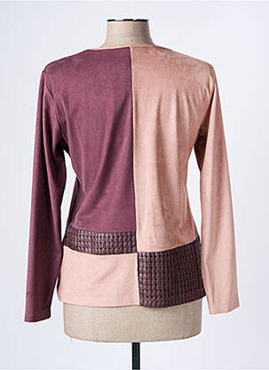 Top stretch manches longues rose MERI & ESCA femme