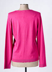 Pull rose PAUSE CAFE pour femme seconde vue