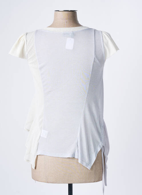 Top manches courtes manches courtes beige 2026 femme