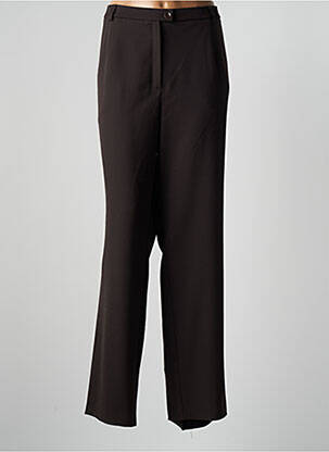 Pantalon droit marron PAUL MAUSNER femme
