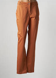 Pantalon droit marron GREGORY PAT femme
