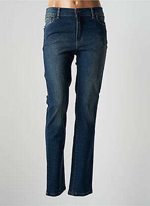 Jeans coupe slim bleu COWEST pour femme