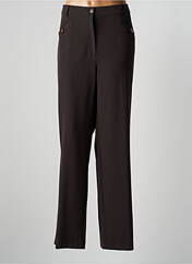 Pantalon droit marron PAUL MAUSNER pour femme seconde vue