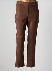 Pantalon slim marron HALOGENE pour femme seconde vue