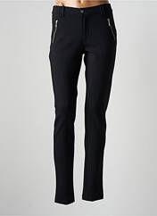 Pantalon slim noir WALTRON pour femme seconde vue