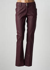 Pantalon slim rouge MERI & ESCA pour femme seconde vue