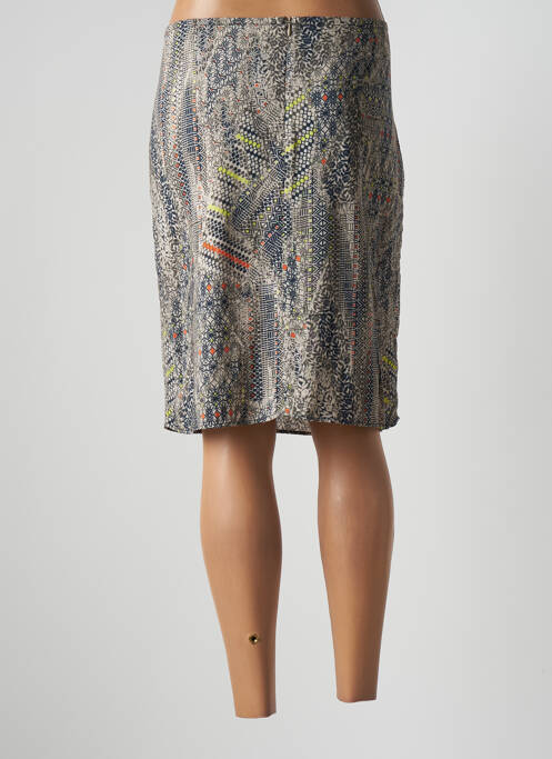 Jupe mi-longue vert PAUSE CAFE pour femme