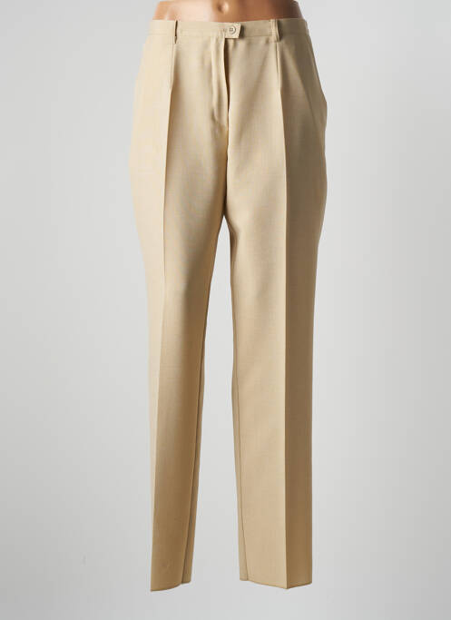 Pantalon droit beige GRIFFON pour femme