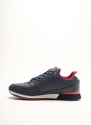 Baskets empiècements bout rond bleu U.S. POLO ASSN homme
