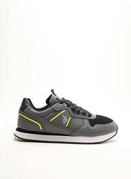 Baskets empiècements bout rond gris U.S. POLO ASSN homme