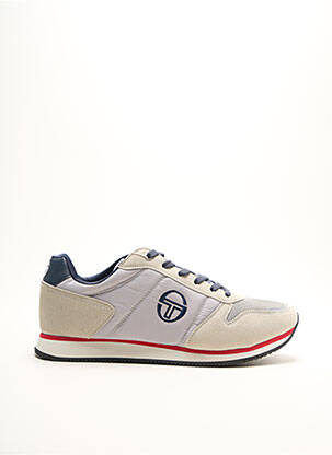 Baskets empiècements bout rond gris SERGIO TACCHINI homme