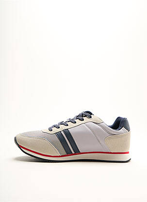 Baskets empiècements bout rond gris SERGIO TACCHINI homme