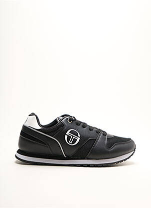Baskets empiècements bout rond noir SERGIO TACCHINI homme