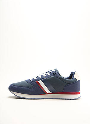 Baskets empiècements bout rond bleu U.S. POLO ASSN homme