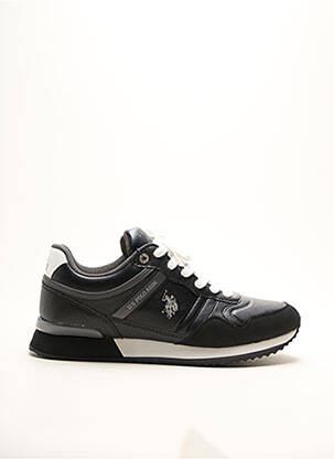 Baskets empiècements bout rond noir U.S. POLO ASSN homme
