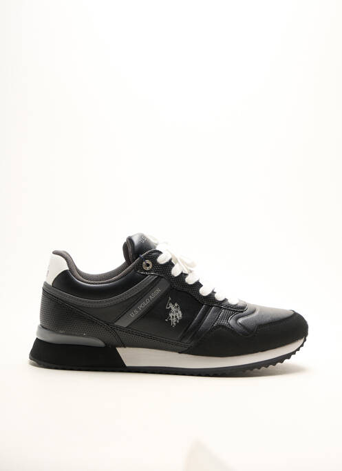 Baskets empiècements bout rond noir U.S. POLO ASSN homme