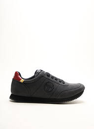 Baskets empiècements bout rond noir SERGIO TACCHINI homme