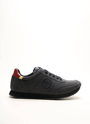 Baskets empiècements bout rond noir SERGIO TACCHINI homme