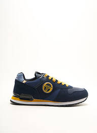 Baskets empiècements bout rond bleu SERGIO TACCHINI homme