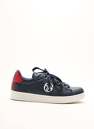Baskets empiècements bout rond bleu SERGIO TACCHINI homme
