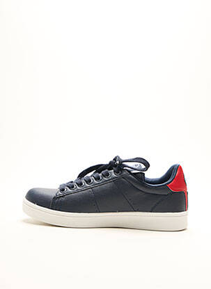 Baskets empiècements bout rond bleu SERGIO TACCHINI homme