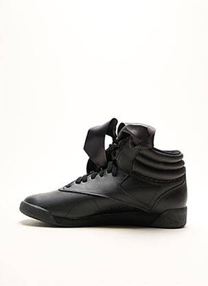 Baskets tissage satiné talon plat jusqu'à 3cm noir REEBOK femme