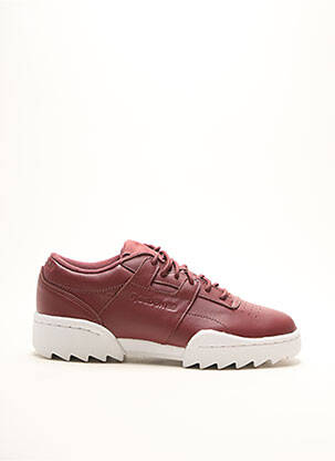 Baskets matière lisse talon de 4 à 6cm violet REEBOK femme