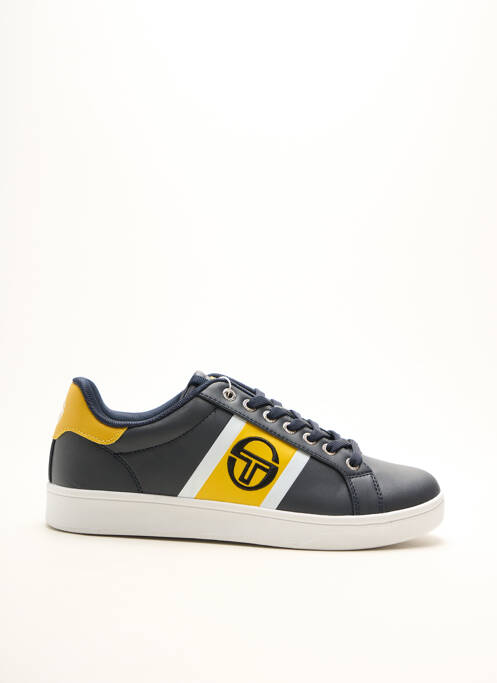 Baskets empiècements bout rond jaune SERGIO TACCHINI homme