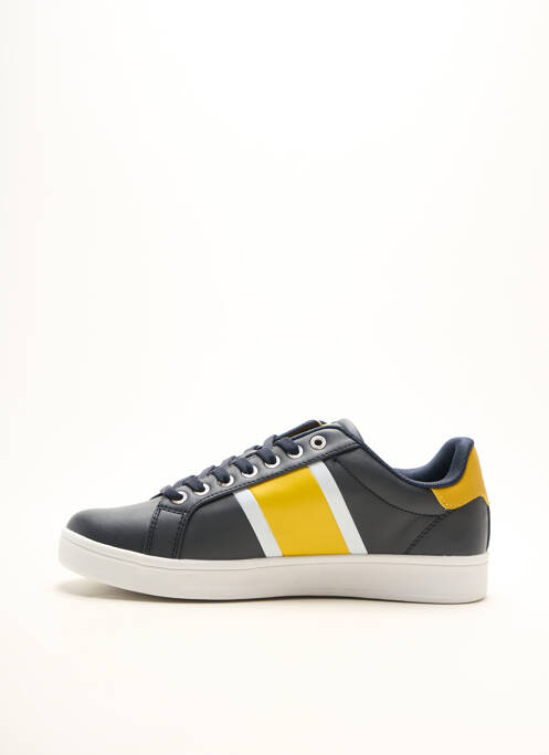 Baskets empiècements bout rond jaune SERGIO TACCHINI homme