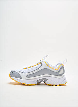 Baskets tissage satiné talon plat jusqu'à 3cm jaune REEBOK femme