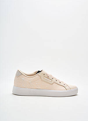 Baskets tissage satiné talon plat jusqu'à 3cm rose ADIDAS femme