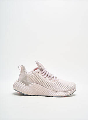 Baskets tissage satiné bout rond rose ADIDAS unisexe