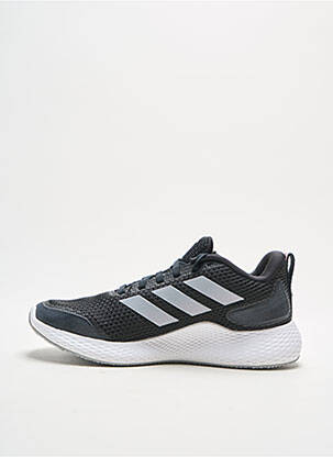 Baskets tissage toile bout rond noir ADIDAS unisexe