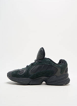 Baskets tissage satiné bout rond noir ADIDAS garçon