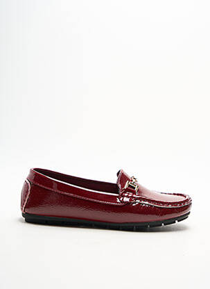 Mocassins voute plantaire talon plat jusqu'à 3cm rouge DAMART femme